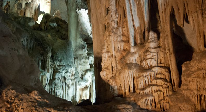 The Caves of Nerja: humankind's rediscovered Stone Age home.