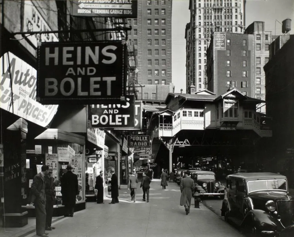 Historic Photo: "Radio Row," New York City (later the World Trade Center site), 1936.