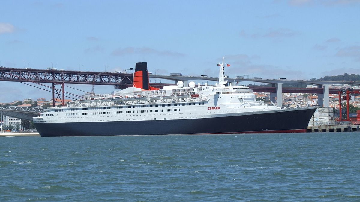 Retro future queen: the QE2's brief heyday as a 1960s design icon.