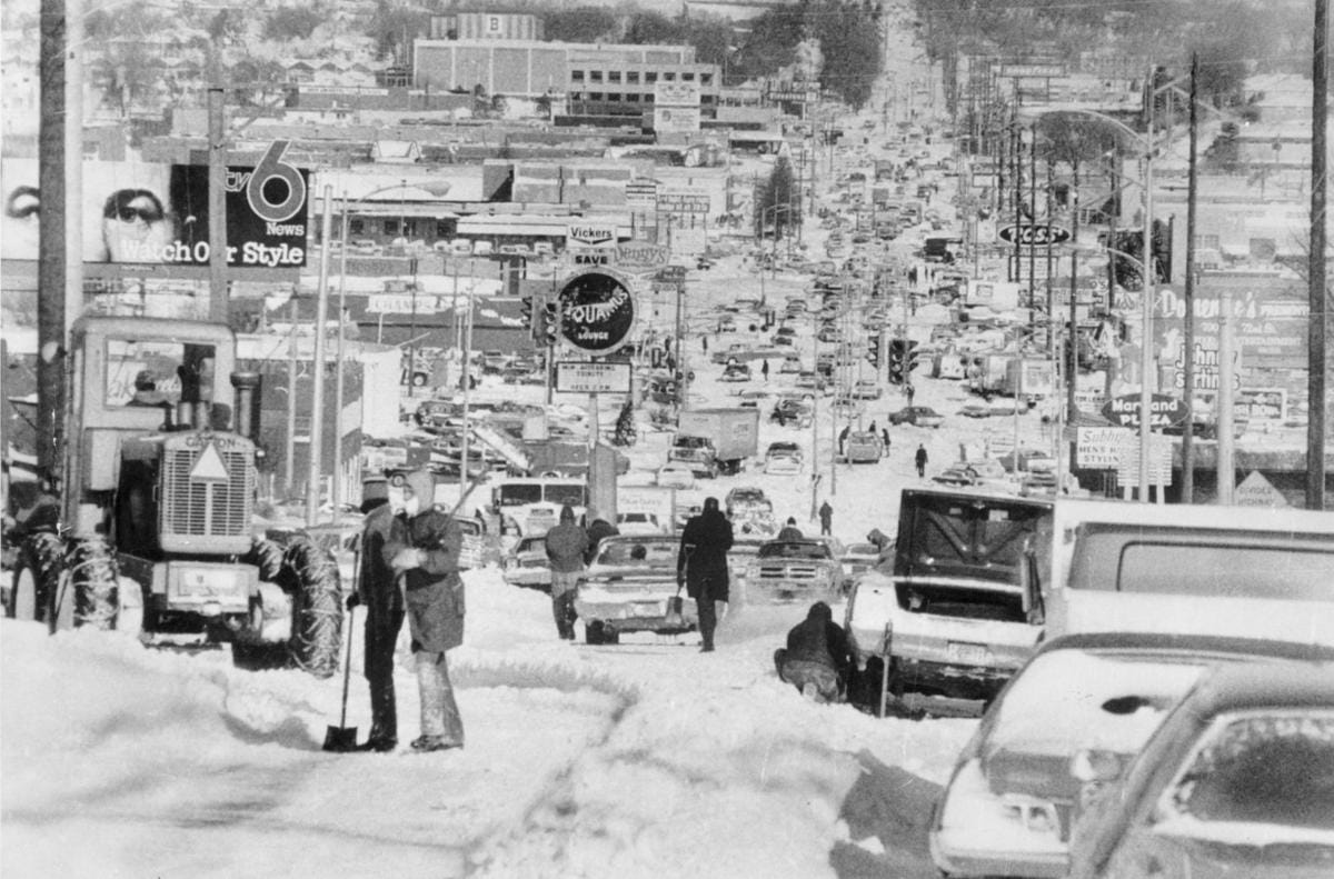 Disaster in memory: the Great Blizzard of 1975.
