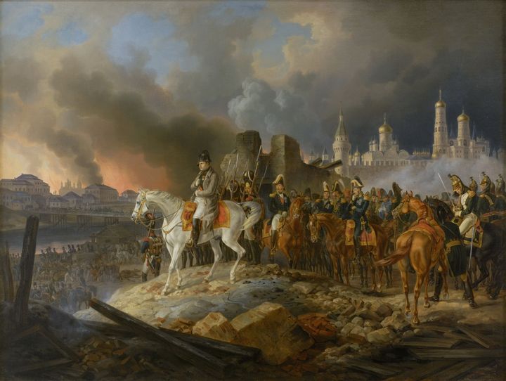 How did the Great Fire of Moscow start?