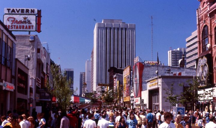 Historic Photo: Yonge Street Mall, Toronto, 1975.