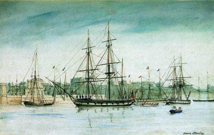 Earthbound starship: The strange fate of the HMS Beagle.
